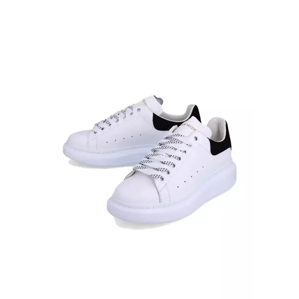 Alexander McQueen Leather Low-Top Leather Sneakers - 6.5